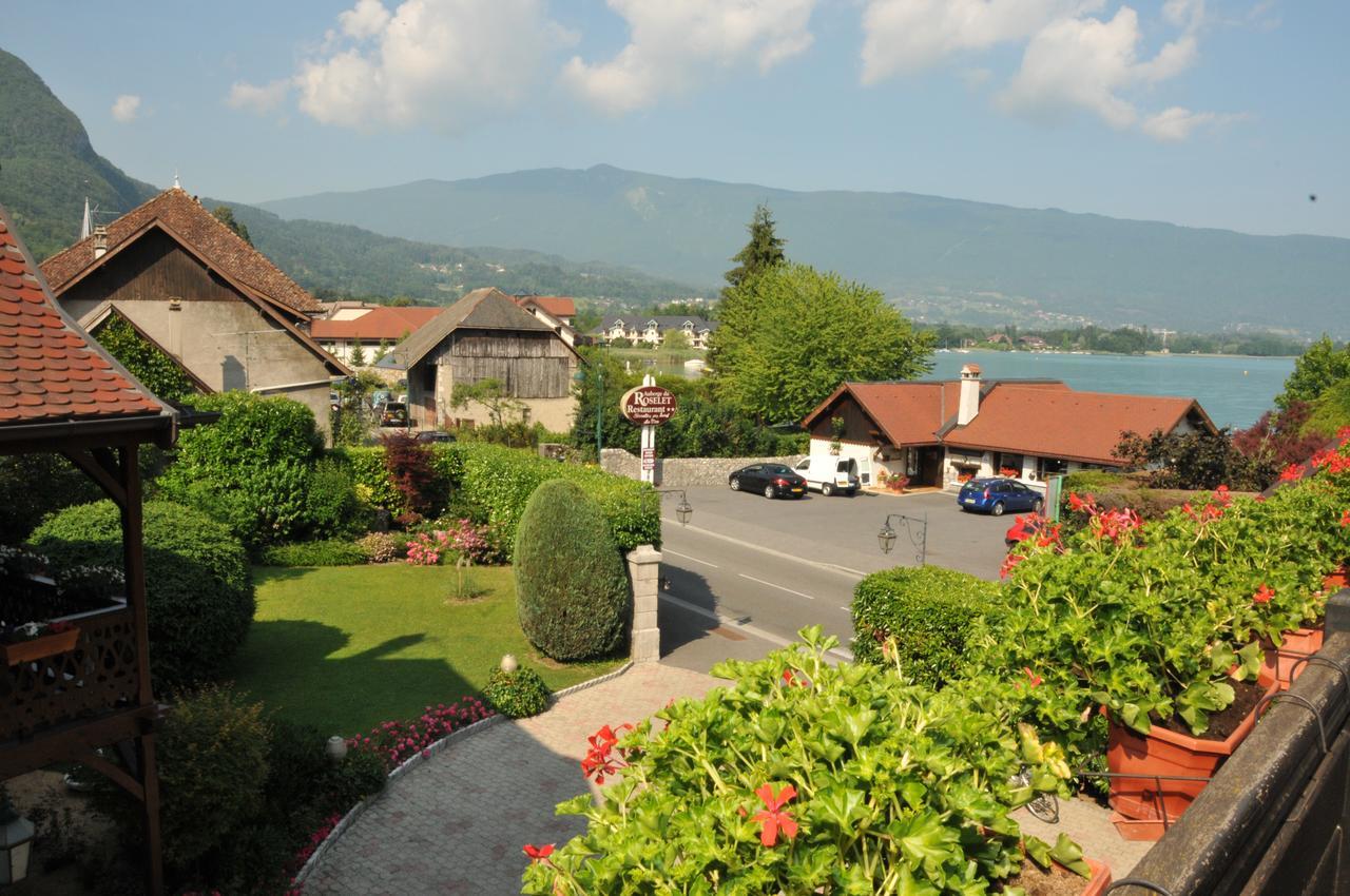 Auberge Du Roselet Duingt Exteriör bild